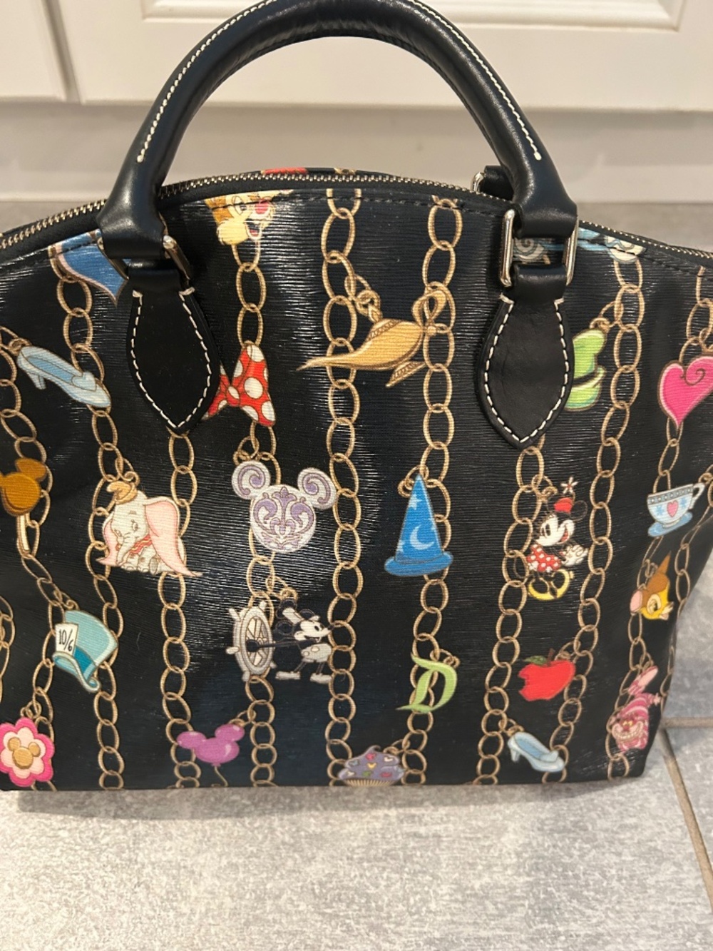 Dooney & Bourke Disney Charms Satchel RETIRED - Picture 4 of 6